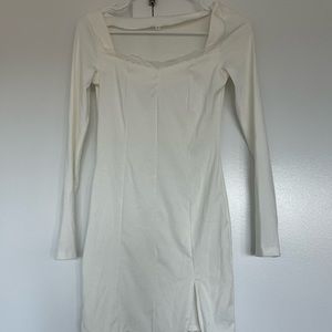 White Lace Bodycon Dress